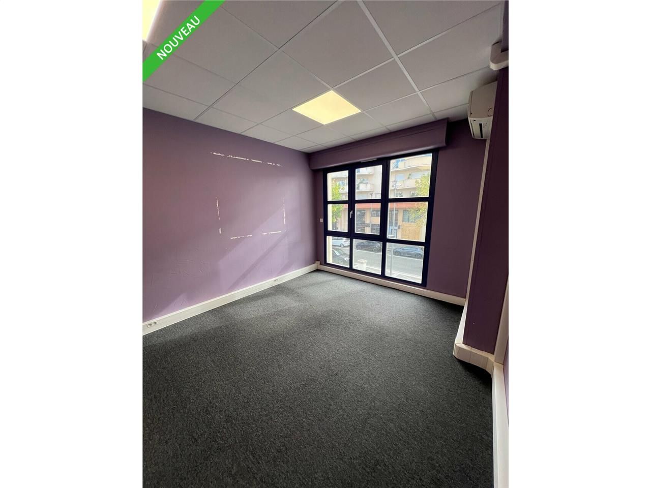 Valence – Hugo Sud - à louer - Bureaux 89 m² avec terrasse, garage et parking