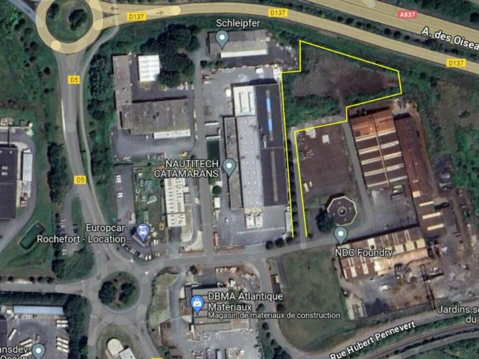 Terrains industriels à vendre à Rochefort (17)