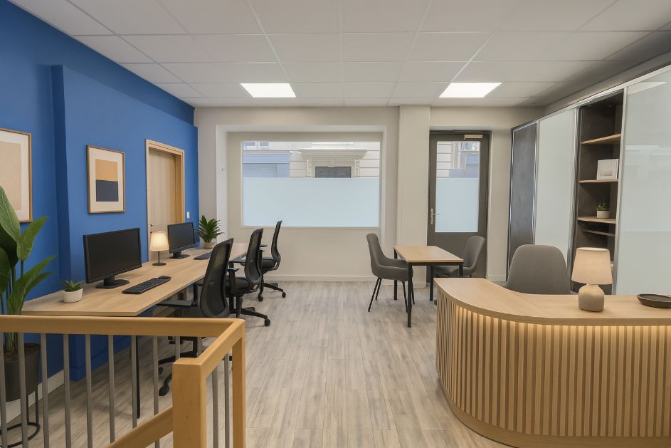 Location bureaux 150 m² non divisibles