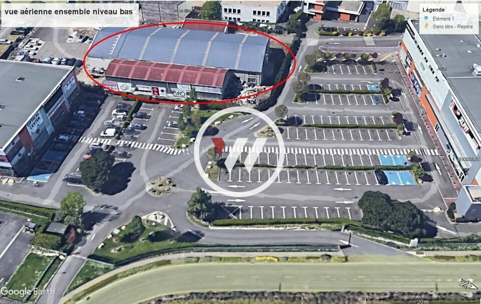 Location local commercial 565 m² non divisibles