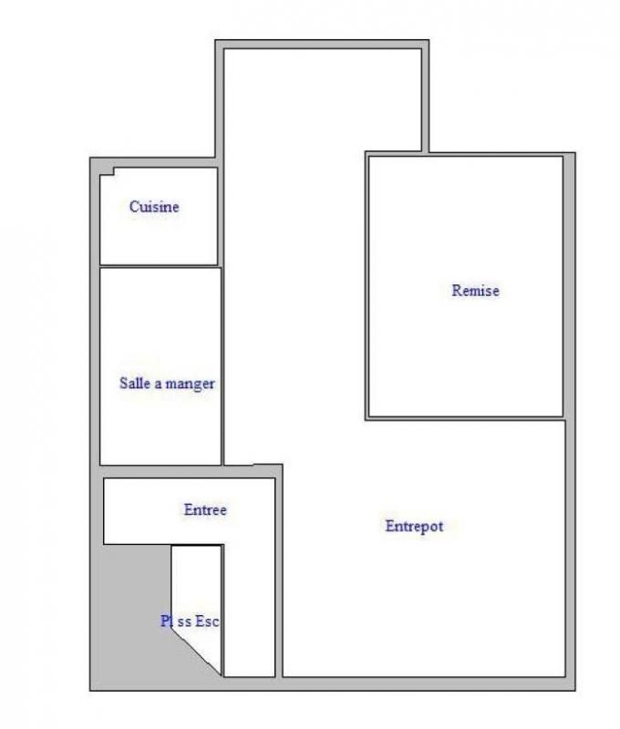 Location entrepôts 361 m² non divisibles