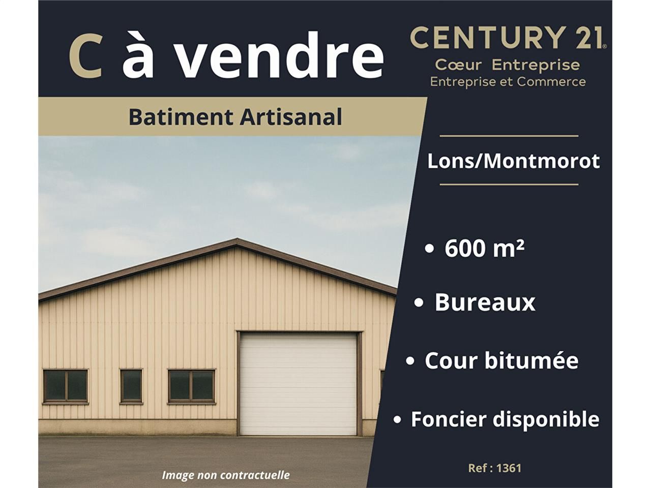 Vente local 600.00 m² à LONS LE SAUNIER