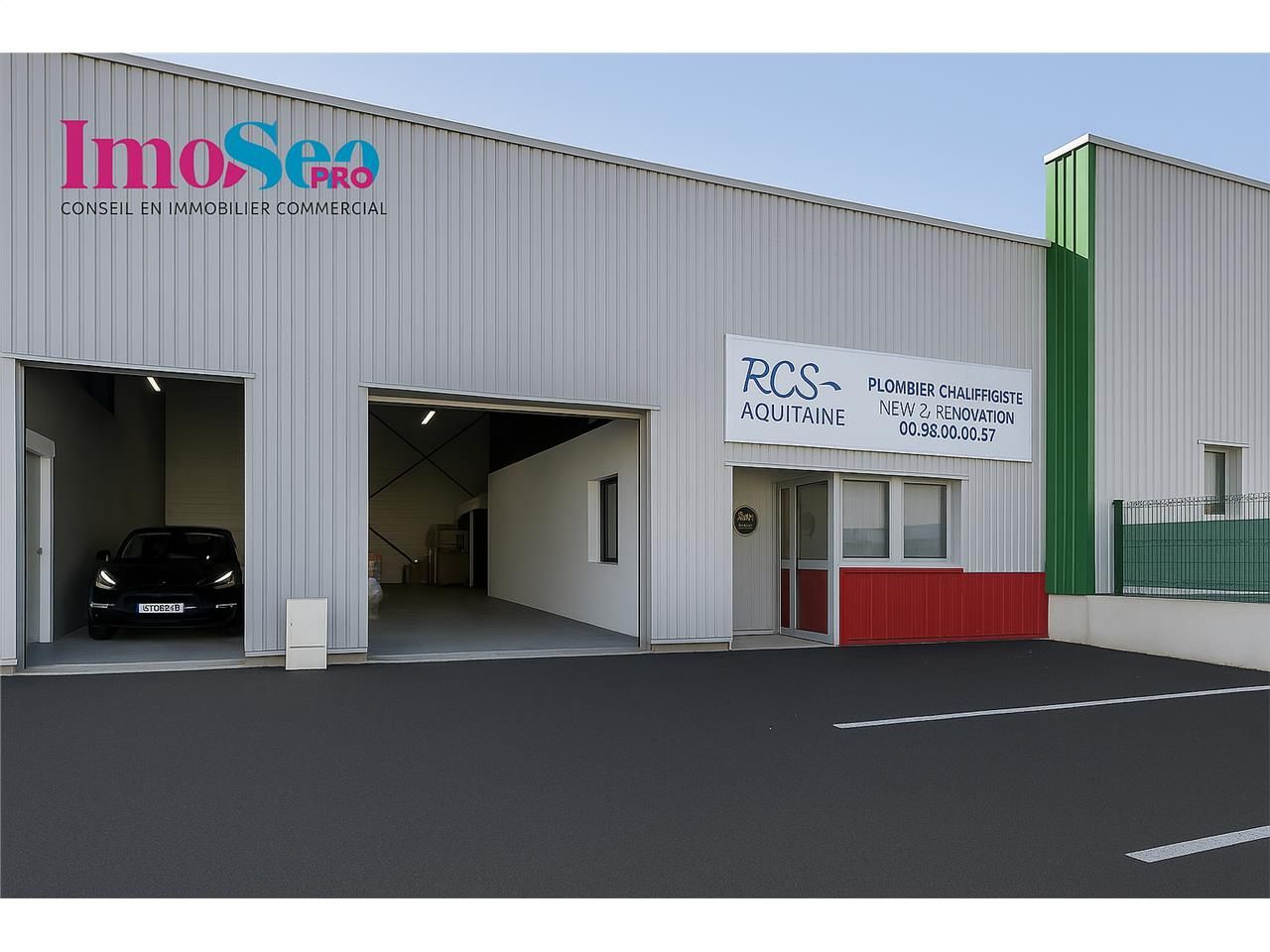 Location local 163.00 m² à MONTUSSAN