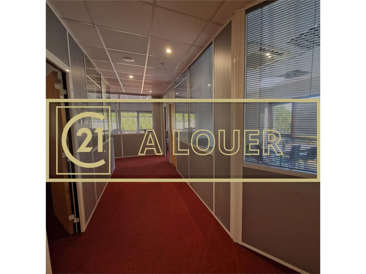 Location bureaux 1011.00 m² à Caen