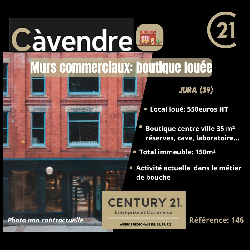 Vente local commercial 150.00 m² à Saint claude