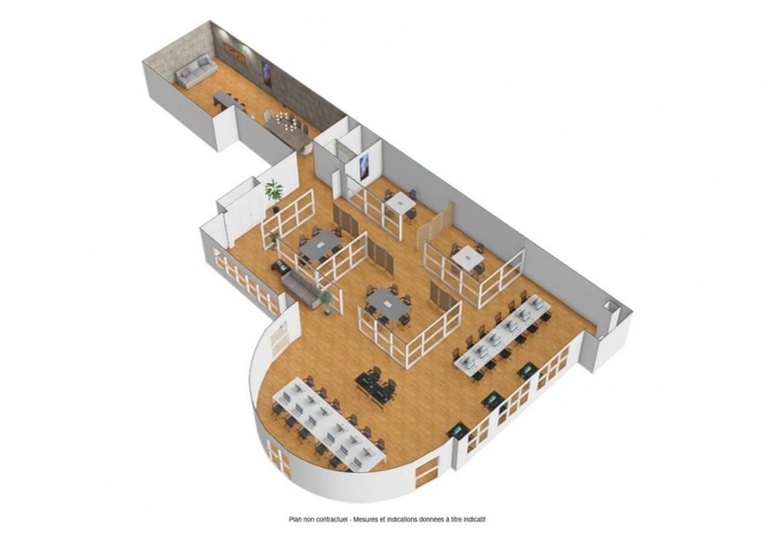 Vente bureaux 283 m² non divisibles