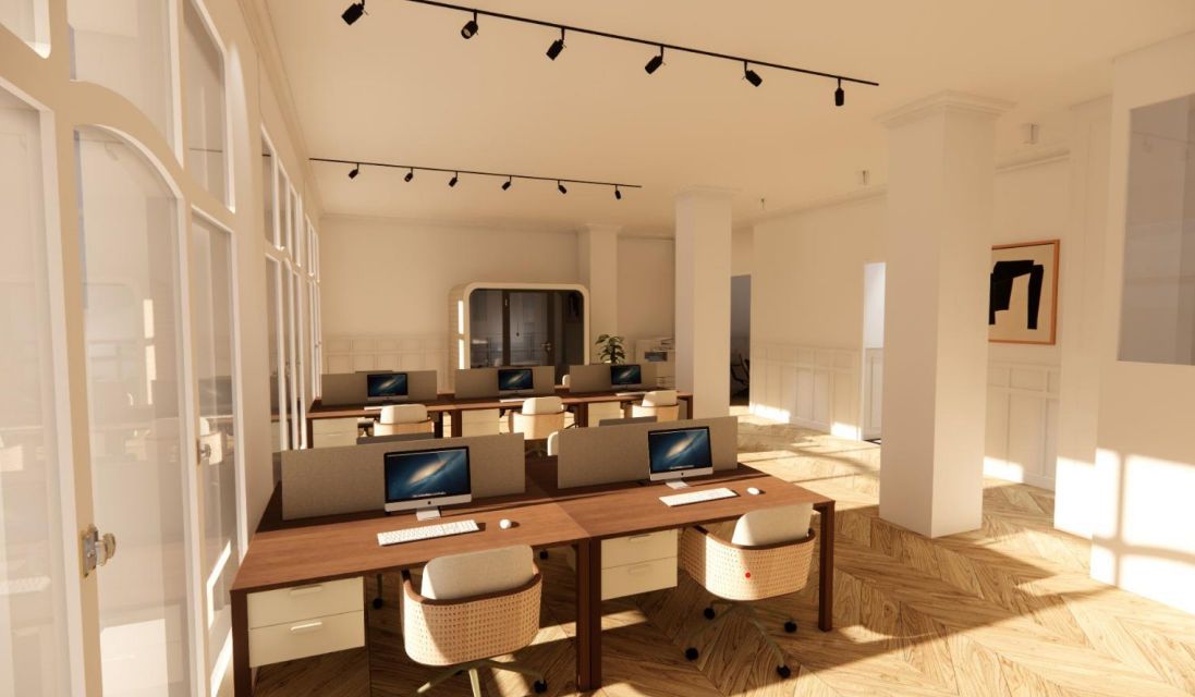 Location bureaux 198 m² non divisibles