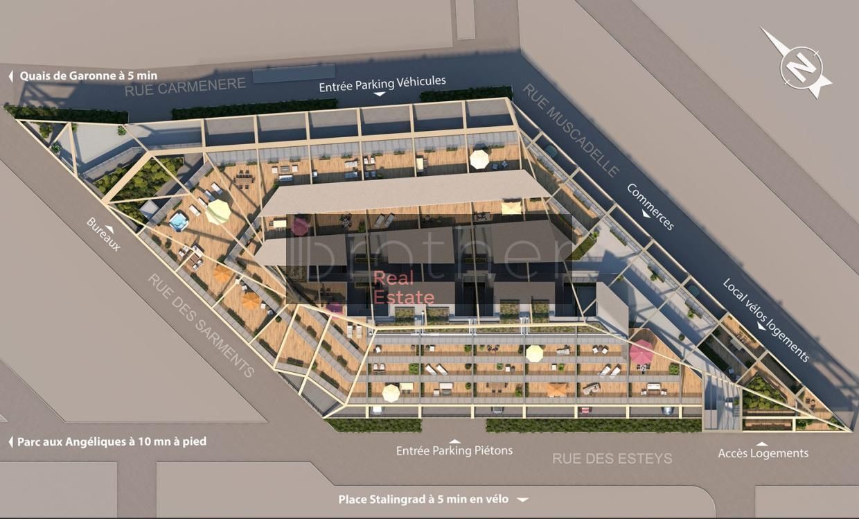 Vente bureaux 495 m² divisibles à partir de 160 m²