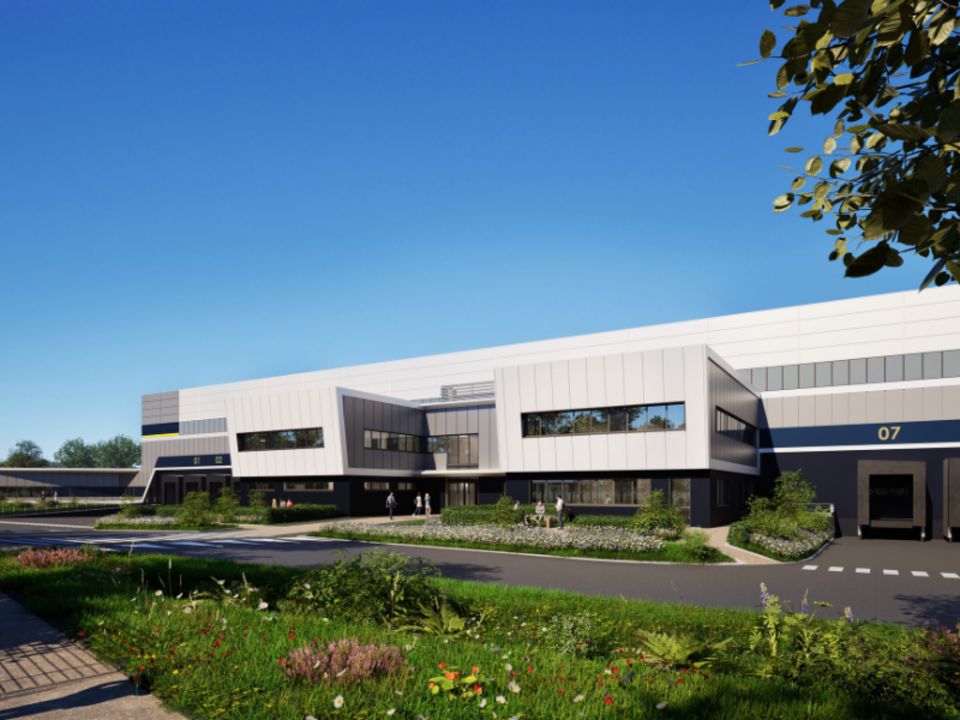 Programme immobilier logistique de 18 000 m² à Damblain, extensible et clé en main