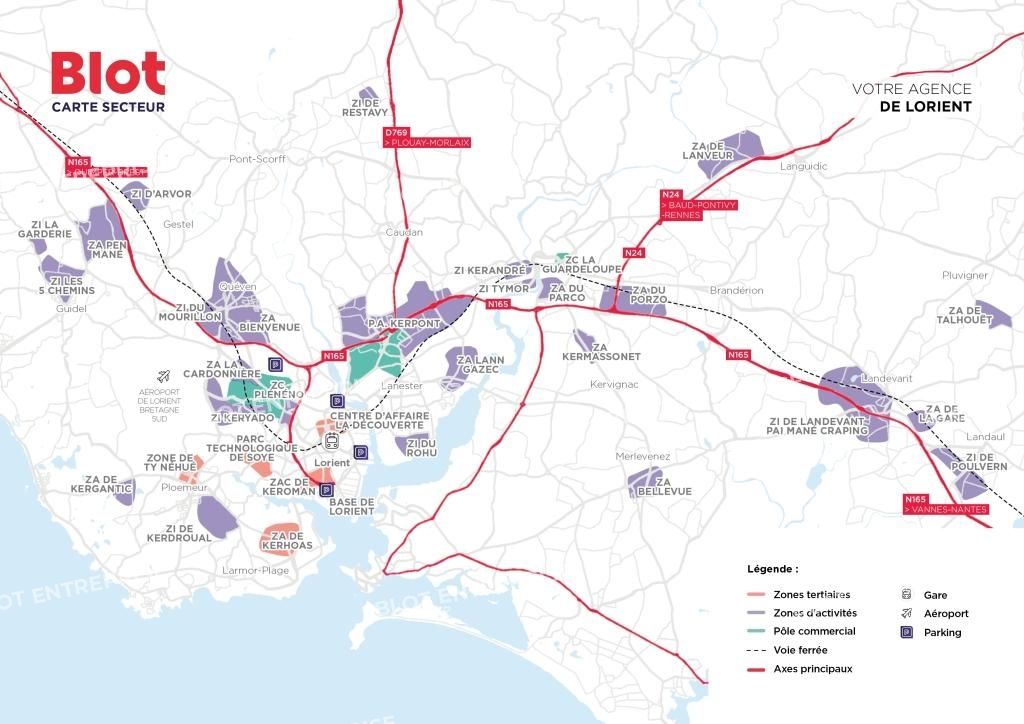 Location local commercial 750 m² non divisibles