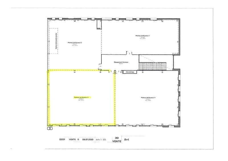 Location bureaux 234 m² à ST NAZAIRE