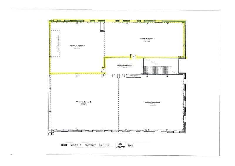 Location bureaux 356 m² à ST NAZAIRE