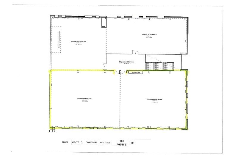 Location bureaux 477 m² à ST NAZAIRE