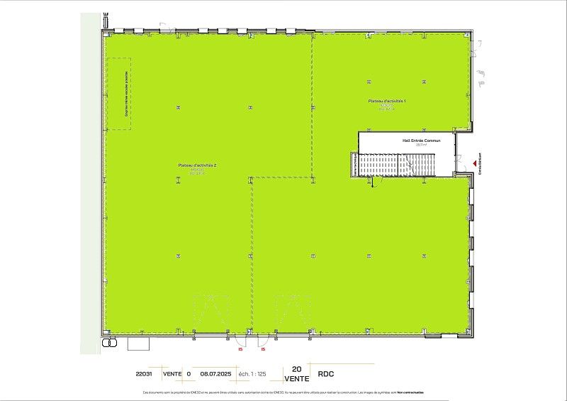 Location entrepot 874 m² à ST NAZAIRE