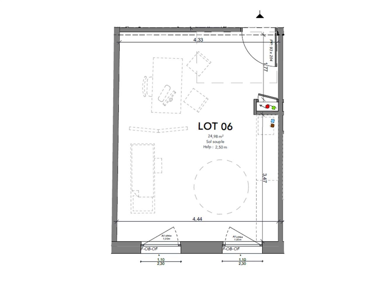 Vente bureaux 25 m² à Hermanville-sur-Mer