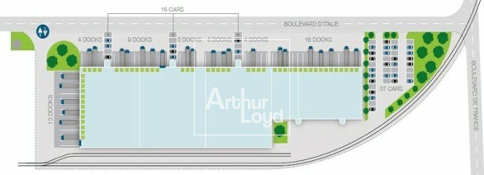 ZI GARONOR  LIEUSAINT ENTREPOTS  A LOUER