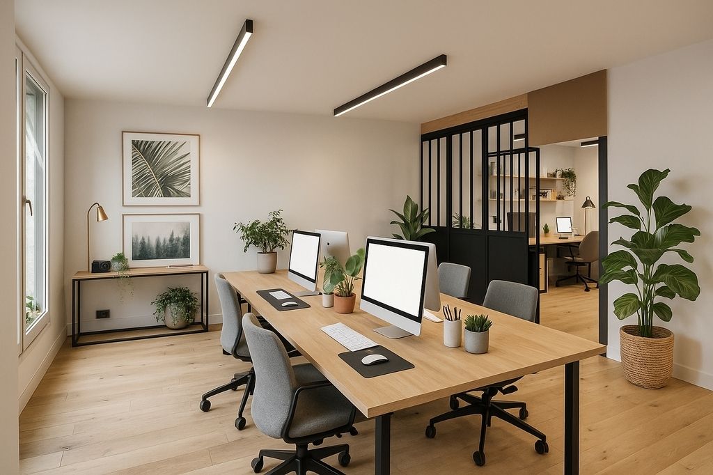 Location bureaux 100 m² non divisibles