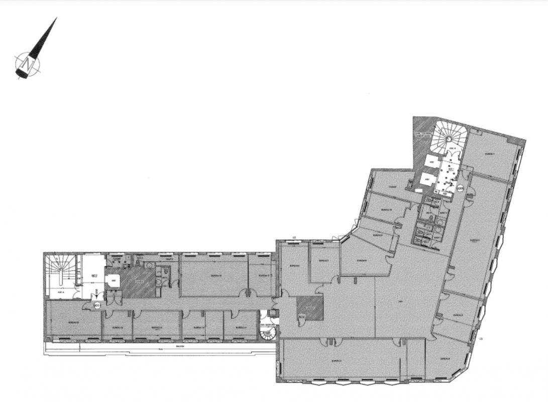 Location bureaux 678 m² non divisibles