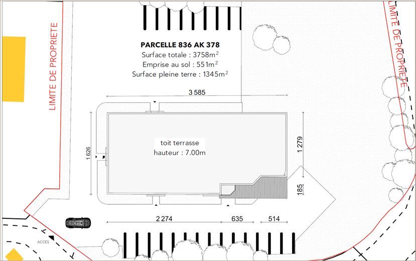 Vente Bureaux récents 399 m² non divisibles