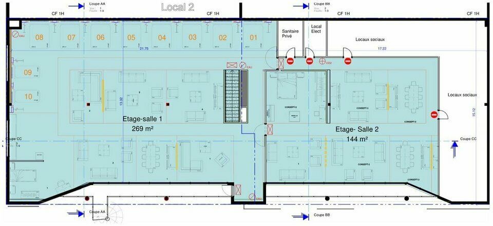 À louer – Cellule commerciale de 900 m² – Secteur Bordeaux Lac
