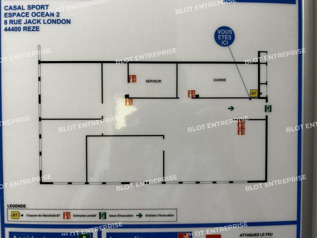 Location bureaux 169 m² non divisibles