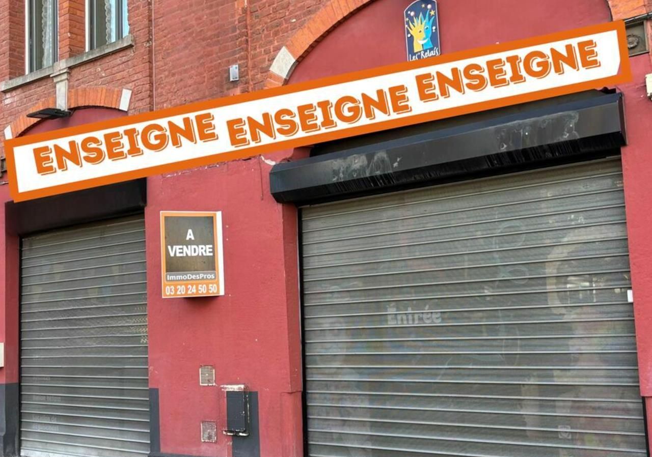 vente - local commercial - tourcoing
