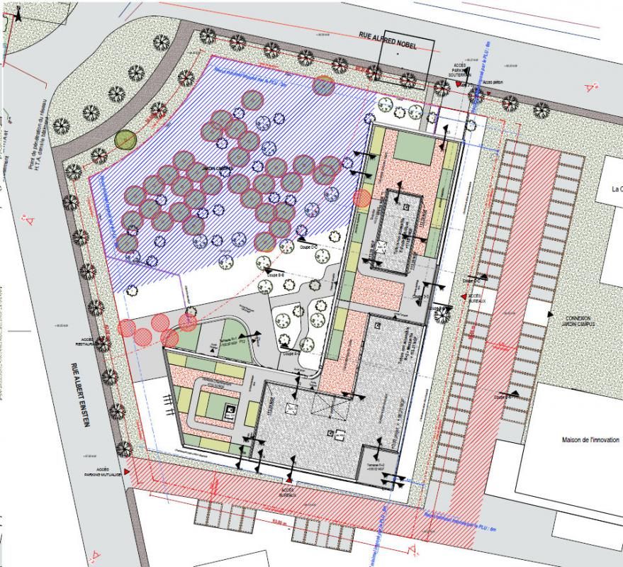 Location bureaux 1475 m² divisibles à partir de 64 m²
