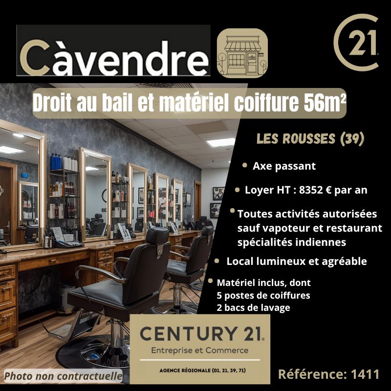 Location boutique 56.00 m² à LES ROUSSES