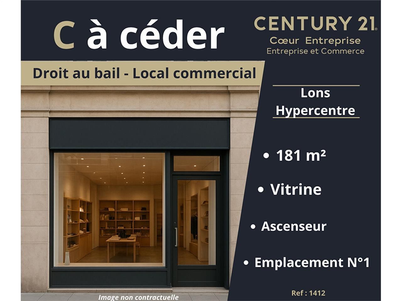 Location local commercial 273.00 m² à LONS LE SAUNIER