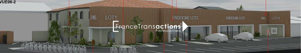 À LOUER LOCAL COMMERCIAL 220 m² AUCAMVILLE PRIME