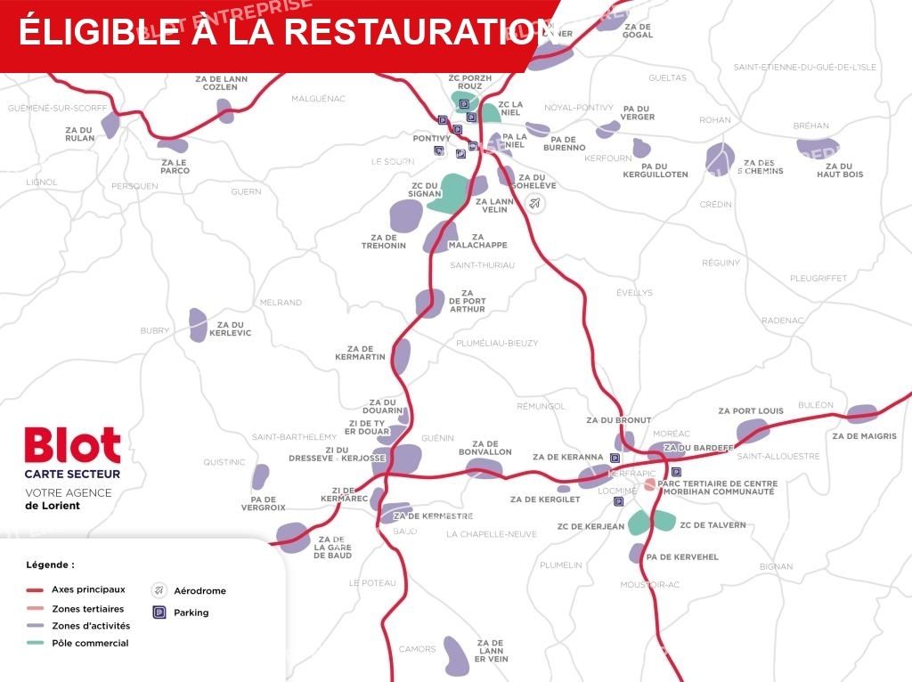 Location local commercial 145 m² non divisibles