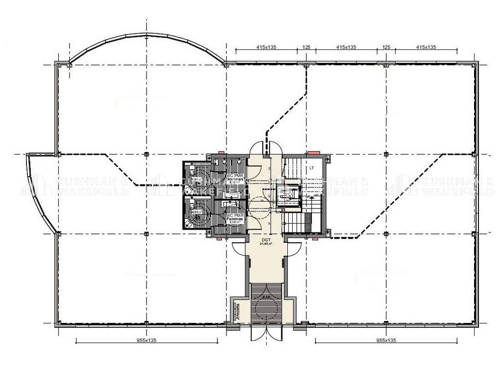 Vente bureaux 444 m² non divisibles