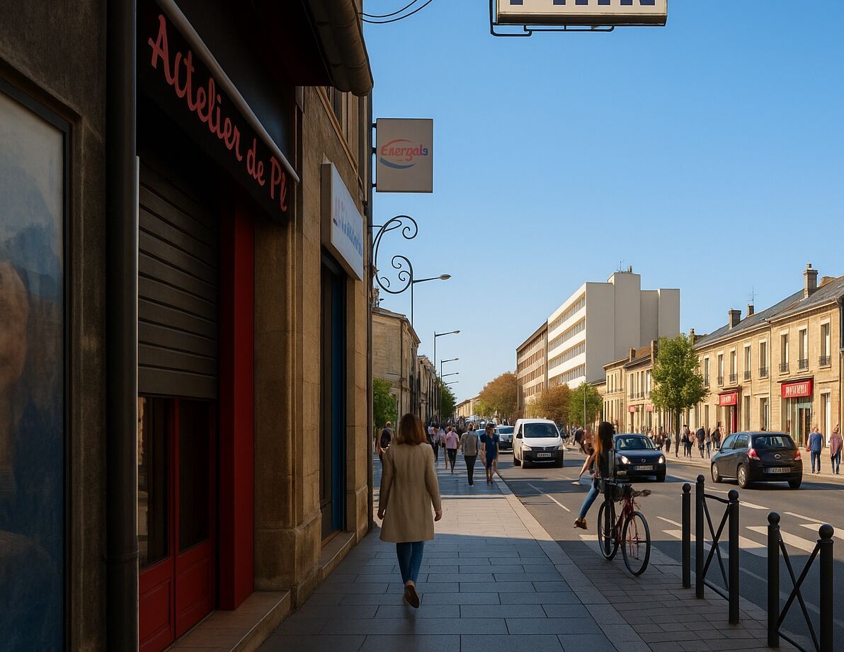 Location local commercial 60.00 m² à BORDEAUX