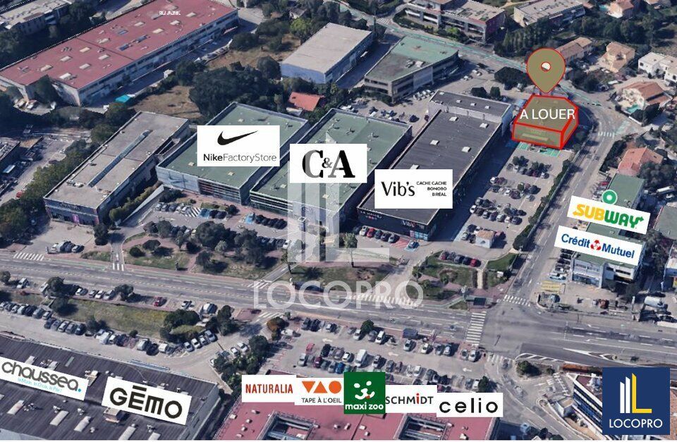A LOUER - LOCAL COMMERCIAL - 633 M2 - VILLENEUVE LOUBET 