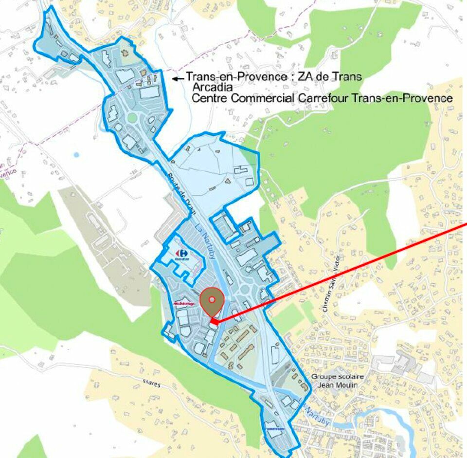 A LOUER - LOCAL COMMERCIAL 356 M2 - TRANS EN PROVENCE 