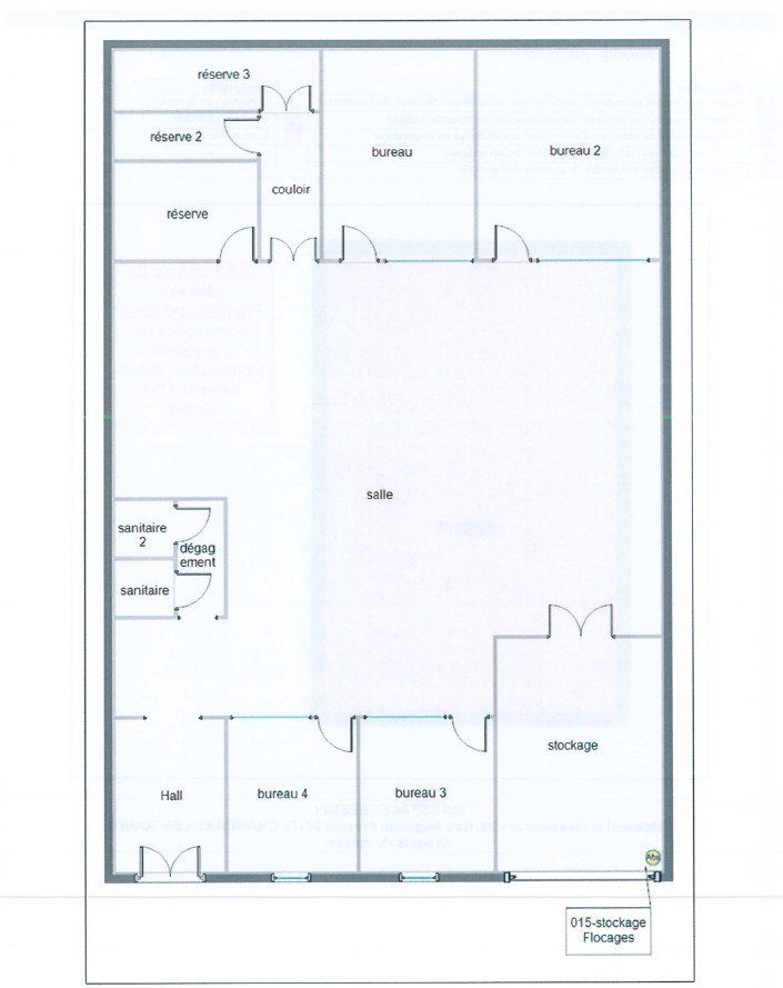 Location local 302 m² à CHAMBRAY LES TOURS