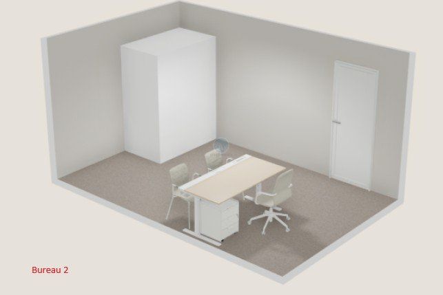 Location bureaux 25 m² à INGRE