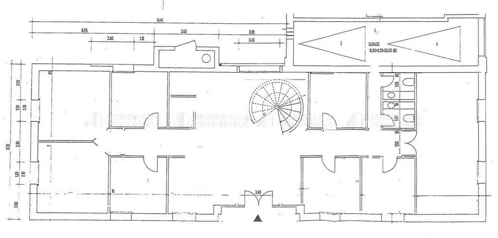 Vente bureaux 528 m² non divisibles