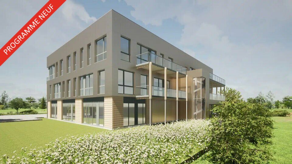Dans un bâtiment passif : locaux neufs disponibles à la vente à Entzheim 