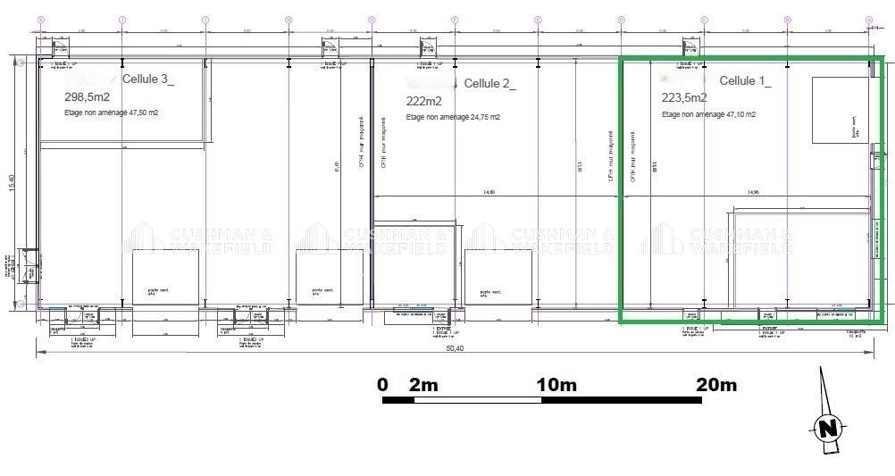 Vente activités 270 m² non divisibles