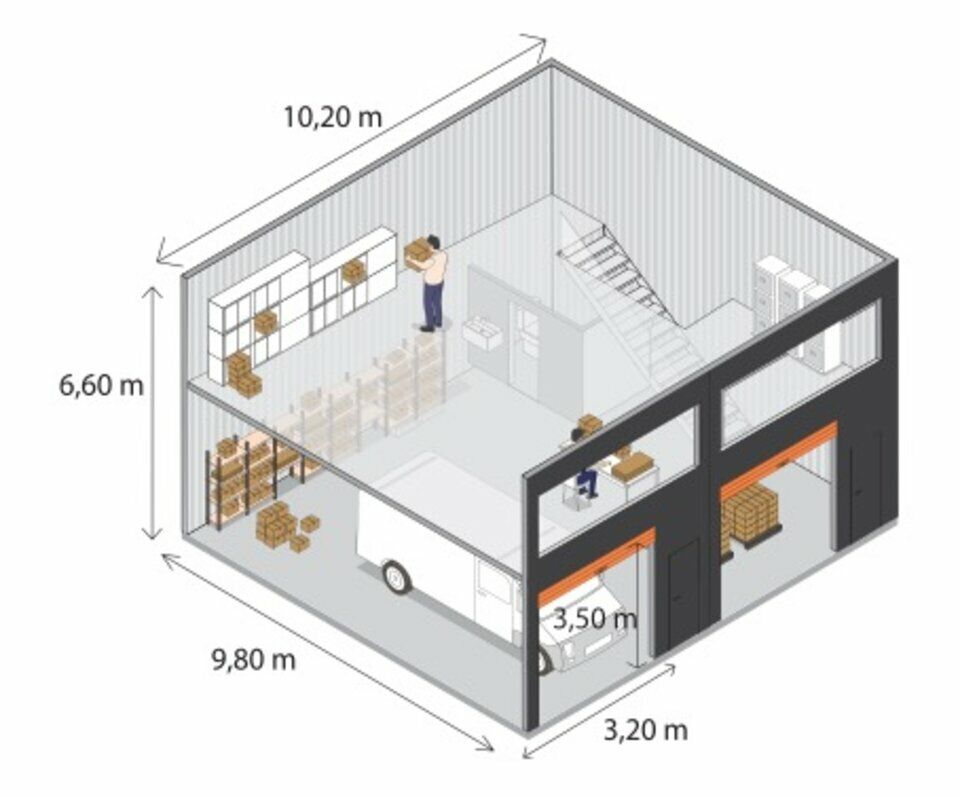 Arthur Loyd Alsace vous propose à la location un ensemble de Box de Stockage ainsi que des cellules d'activité de différentes surfaces.