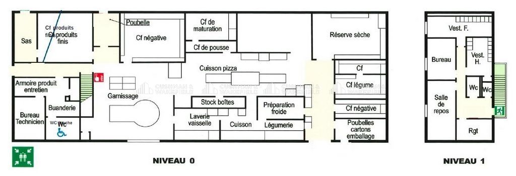 Location activités 485 m² non divisibles