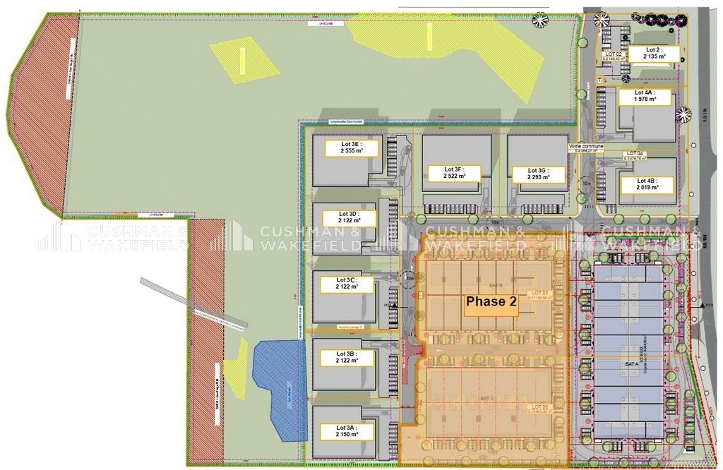 Vente terrain 22018 m² divisibles à partir de 1978 m²