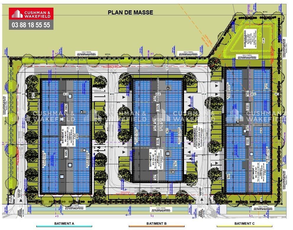 Vente activités 1774 m² divisibles à partir de 335 m²