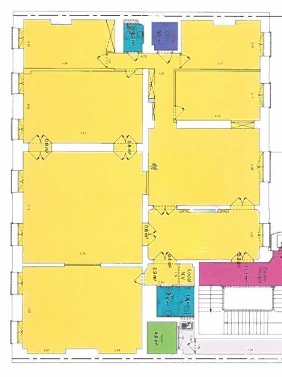 Location bureaux 382 m² non divisibles