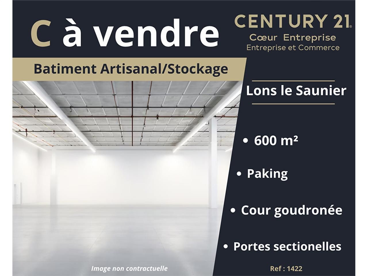 Vente local 600.00 m² à LONS LE SAUNIER