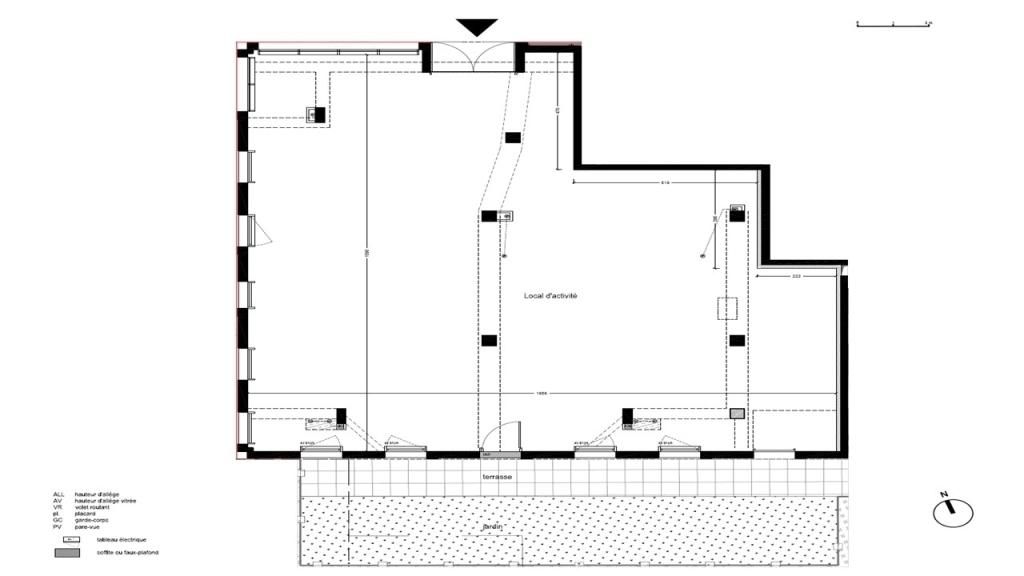 Vente bureaux 213 m² non divisibles
