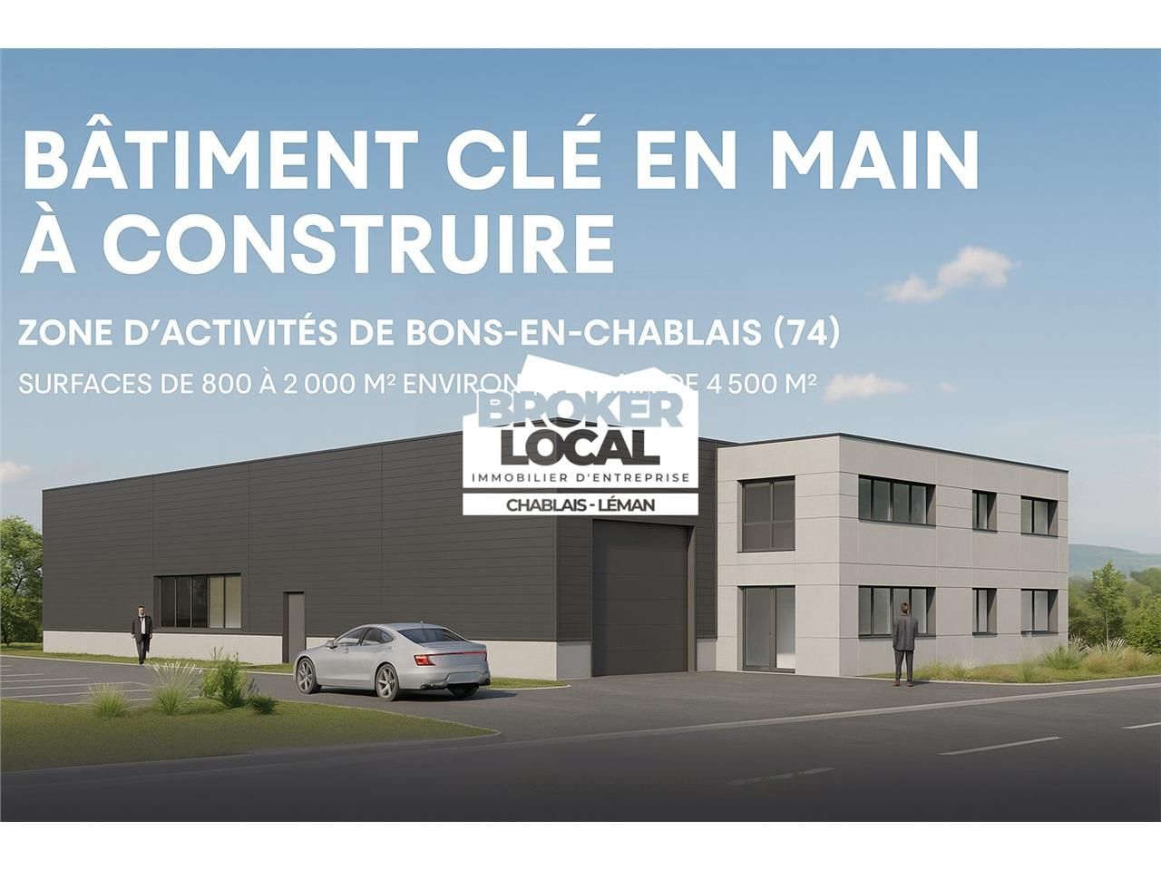 Vente local d''activités 1400 m² à Bons-en-Chablais
