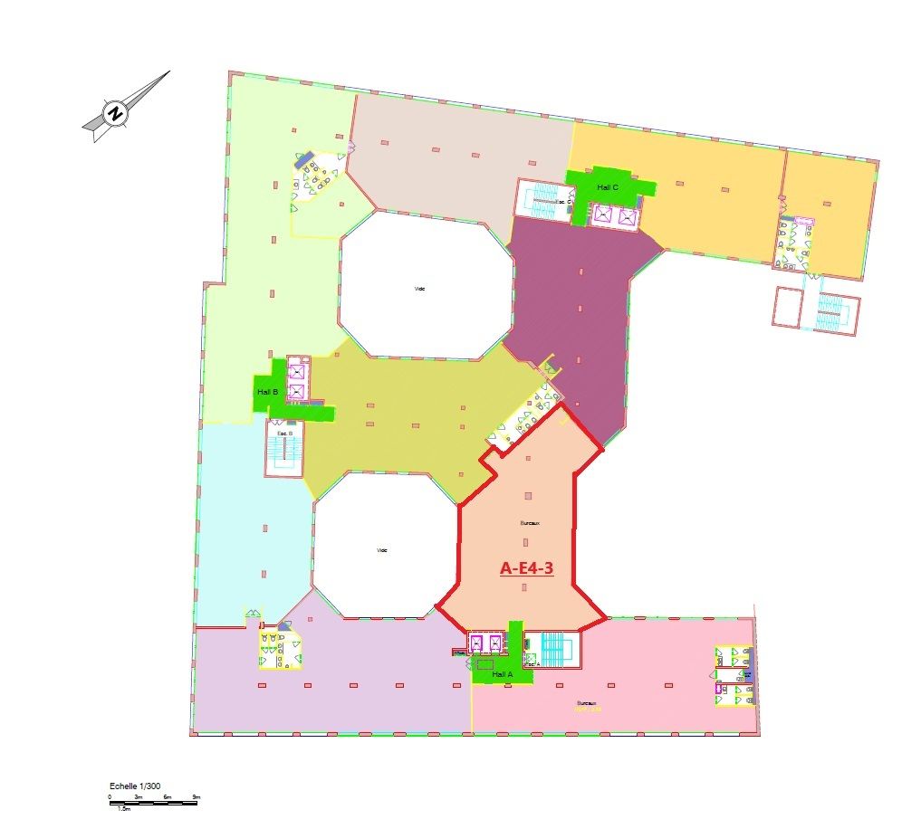 Location bureaux 602 m² non divisibles