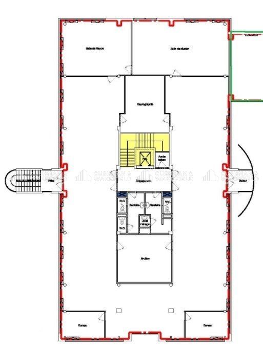 Location bureaux 564 m² divisibles à partir de 0 m²